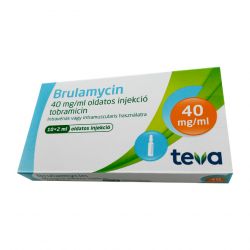 Бруламицин раствор для инъекций 40мг/мл 2мл! (80мг) ампулы №10 в Бугульме и области фото