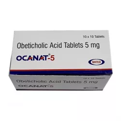 Окалива генерик (Ocanat / Ocabest - 5) :: Обетихолевая кислота 5мг табл. №100