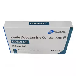 Добутамин Dobustat (dobutamine) р-р д/ин амп 250мг/5мл  №2 (2шт по 5мл)